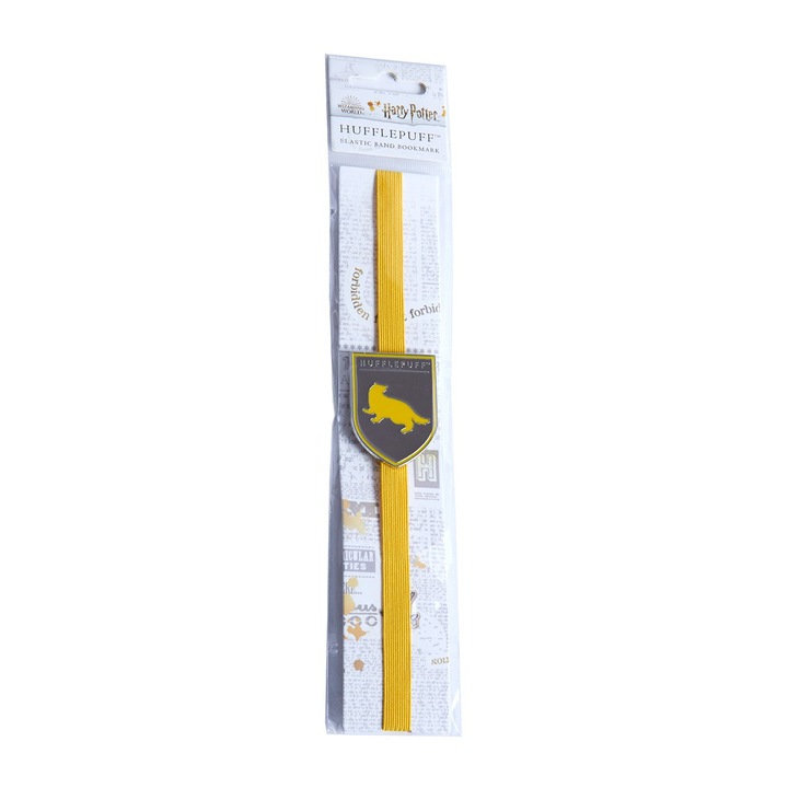 Semn de carte - Harry Potter Hufflepuff Elastic Band Bookmark, Carton
