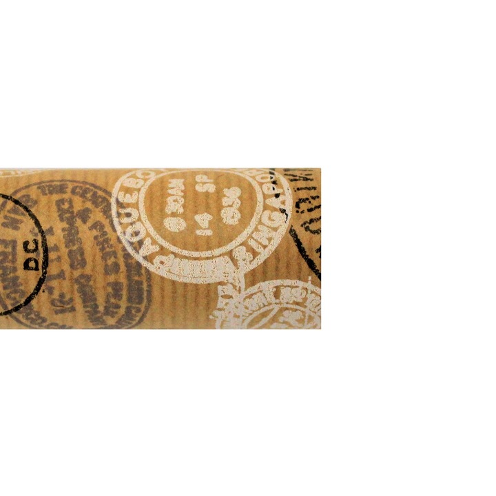 Опаковъчна хартия за подаръци Kraft Vintage Stamps