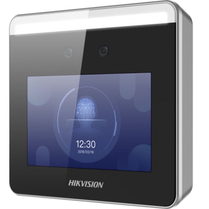 Terminal access control cu face recognition Hikvision DS-K1T331, alerta de