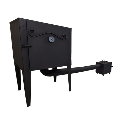 Afumatoare metalica pentru carne, peste si branzeturi, KER, 017, 90x50x50 cm