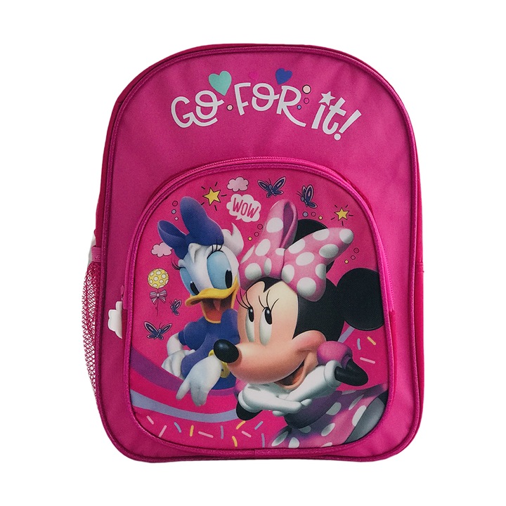 Kis hátizsák 2 rekeszes Minnie méretei 32x25x10cm,