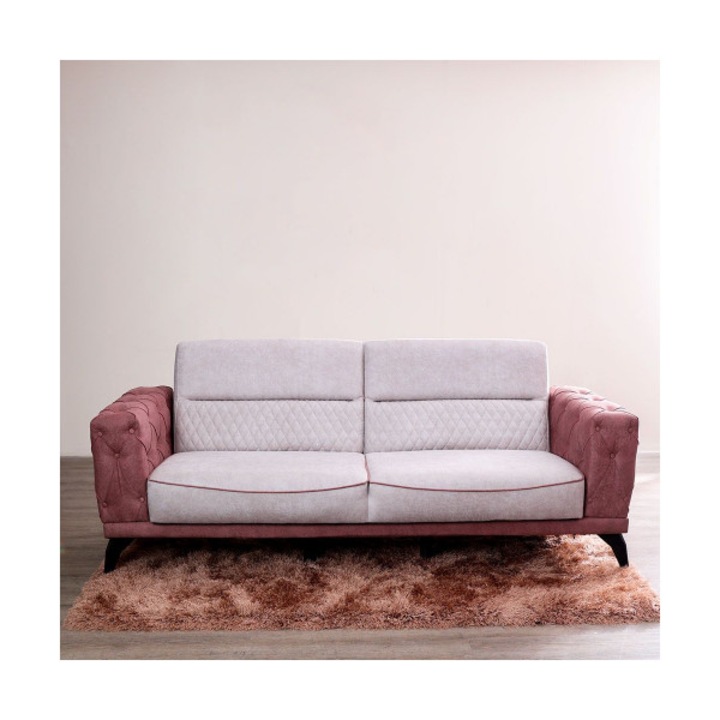 Canapea extensibila Mistral 228 x 95 x 97 cm, bej-pruna