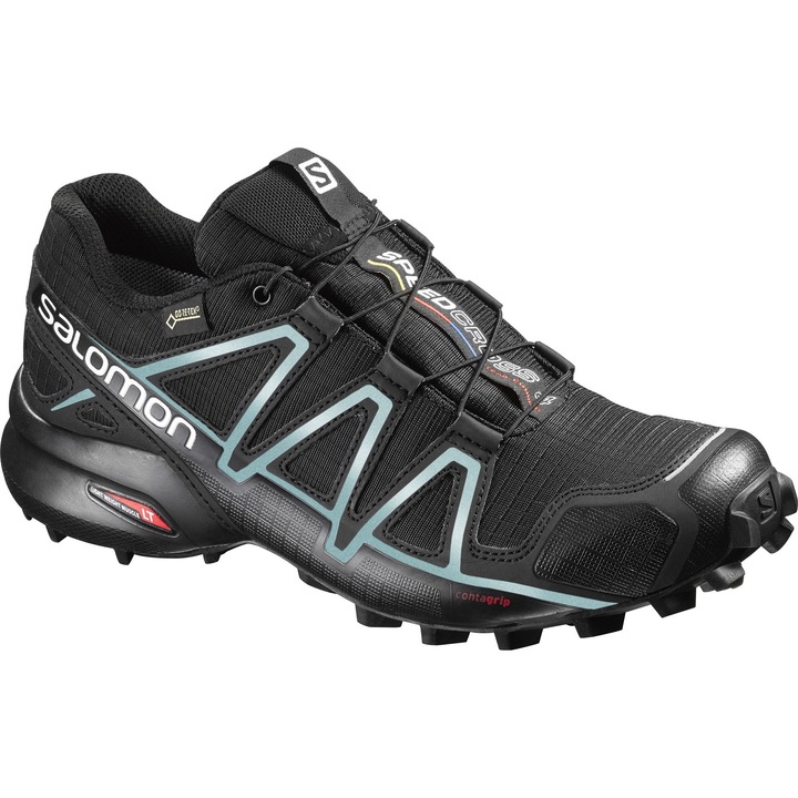 Pantofi Alergare Salomon Speedcross 4 Gore-Tex Femei, Negru, Negru