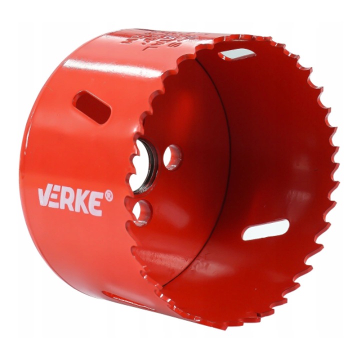 Carota bimetal pentru lemn, fier, pvc, 73mm Verke