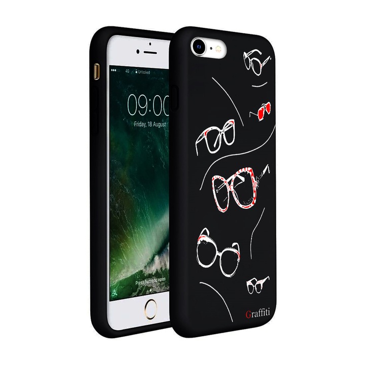 iPhone 8 Plus Telefontok - Graffiti No. 224 mintás szilikon tok