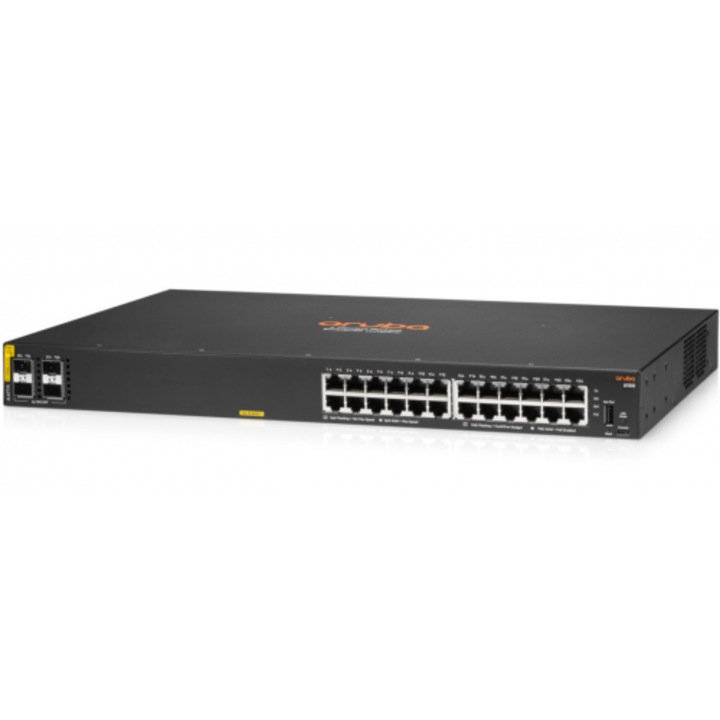 Kapcsoló HP Aruba 6100 24G Class4, 24 port, PoE