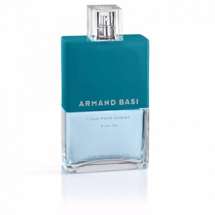 Apa de toaleta cu pulverizator Armand Basi, L'eau Pour Homme Blue Tea, Barbati, 125 ml