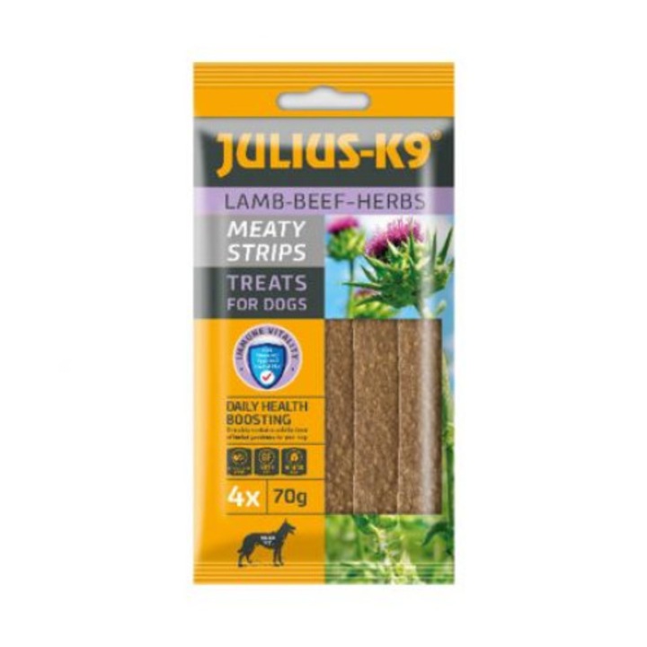 Награди за кучета Julius K9 Snacks,Агнешко и билки, 70г
