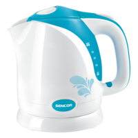 Fierbator Sencor SWK 1507TQ, 2000 W, 1.5 l, Baza rotativa, Marcaj nivel apa, Tourqoise