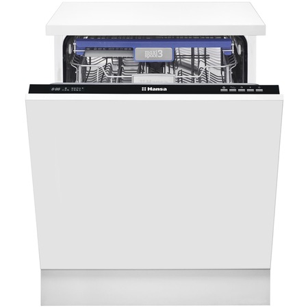 Masina de spalat vase incorporabila Hansa ZIM 608EH, 14 seturi, 8 programe, Clasa G, Display LED, 60 cm