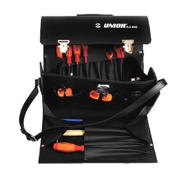 Trusa profesionala de scule pentru electricieni in geanta Unior, contine 19 piese Trusa profesionala de scule pentru electricieni in geanta Unior, contine 19 piese