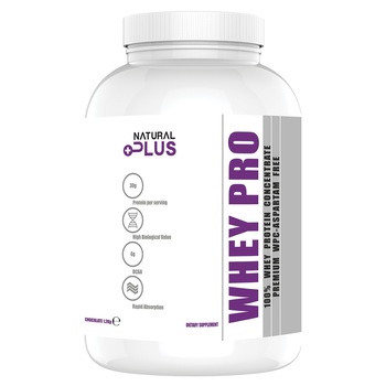 Premium Whey Pro Natural Plus, 1200 g, ciocolata Premium Whey Pro Natural Plus, 1200 g, ciocolata