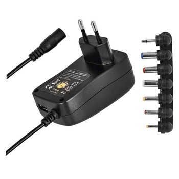 Alimentator universal de la 230V la 3-12V, 8 mufe, 1000mA Alimentator universal de la 230V la 3-12V, 8 mufe, 1000mA