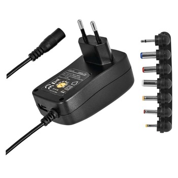 Alimentator universal, de la 230V la 3-12V, 8 mufe, 1500mA Alimentator universal, de la 230V la 3-12V, 8 mufe, 1500mA