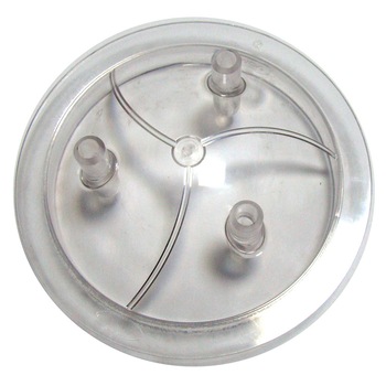 Capac bidon mixt diametru 180 mm cu 3 orificii pentru mulgatori (ideal pentru bidoanele de 40 L din gama EMT) Capac bidon mixt diametru 180 mm cu 3 orificii pentru mulgatori (ideal pentru bidoanele de 40 L din gama EMT)