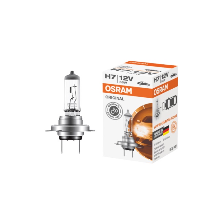 Халогенна крушка Osram H7 Original 12V, 55W, PX26d, 1 брой