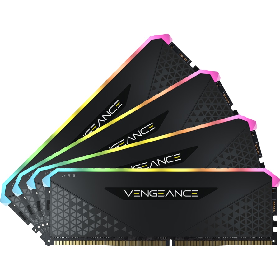 Memorie Corsair VENGEANCE® RGB RS, 32GB DDR4, 3200MHz CL16, Quad