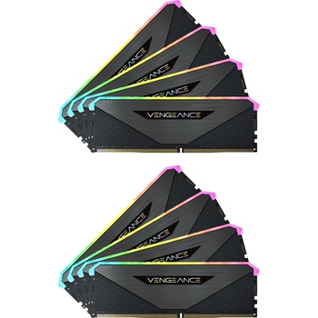 Memorie Corsair Vengeance XMP 2.0 Heatspreader for AMD Ryzen, 256GB (8x32GB), DDR4, 3200MHz, CL 16, RGB