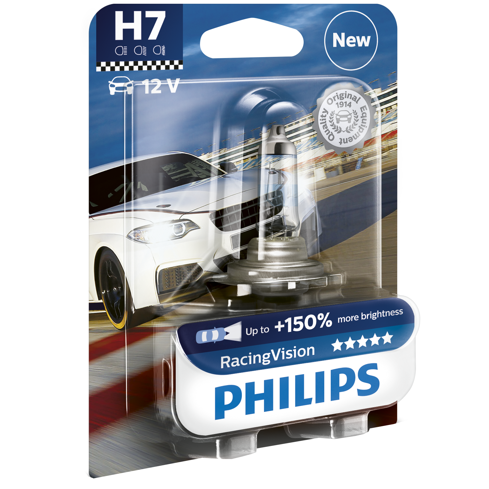 terrorist believe Blow Bec auto Philips H7 Philips Racing Vision, +150%, 12V 55W - eMAG.ro