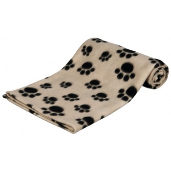 Patura Trixie Beany 100 x 70cm Bej Cu Labute 37191 Patura Trixie Beany 100 x 70cm Bej Cu Labute 37191