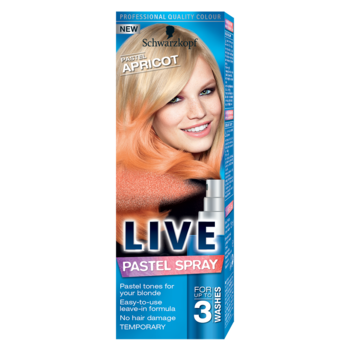 Spray nuantator Live Color Pastel Apricot, 125 ml Spray nuantator Live Color Pastel Apricot, 125 ml