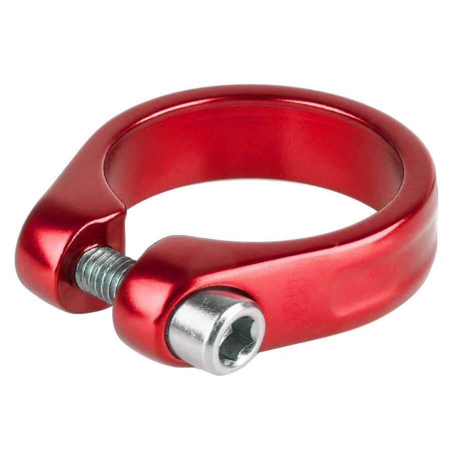 Colier tija sa cu imbus M-Wave , Rosu Anodizat , 31,8 mm