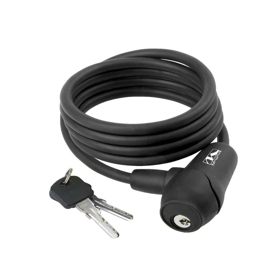 Antifurt cu cheie M-Wave , 8 x 1500 , Silicon , Negru