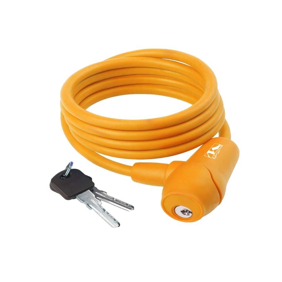 Antifurt cu cheie M-Wave , 8 x 1500 , Silicon , Orange