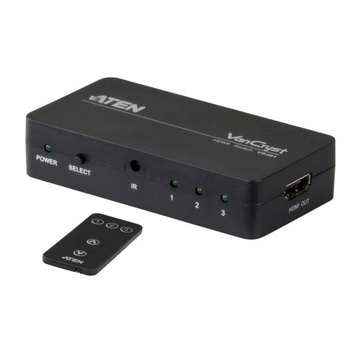 HDMI switch 3 porturi ATEN (cu telecomanda)