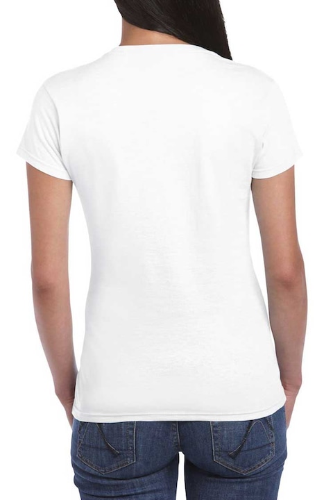 Tricou dama Lord Of The Rings Stapanul Inelelor Vraja Rege Scut Stejar, alb, marime 2XL