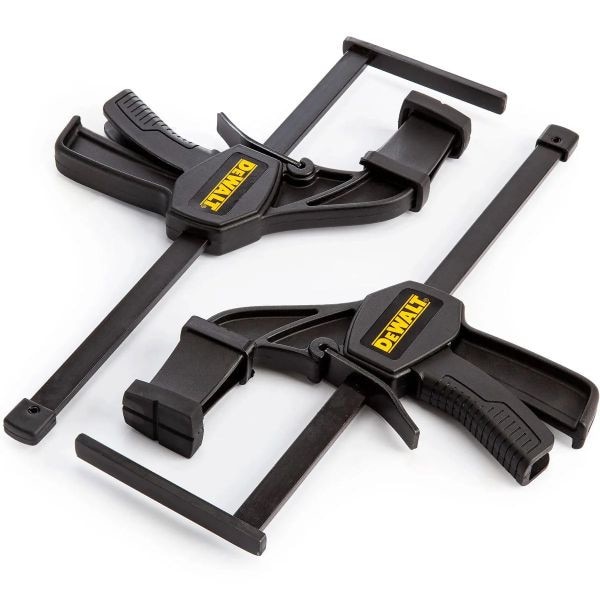 Set doua cleme de prindere rapida Dewalt DWS5026-XJ pentru sina