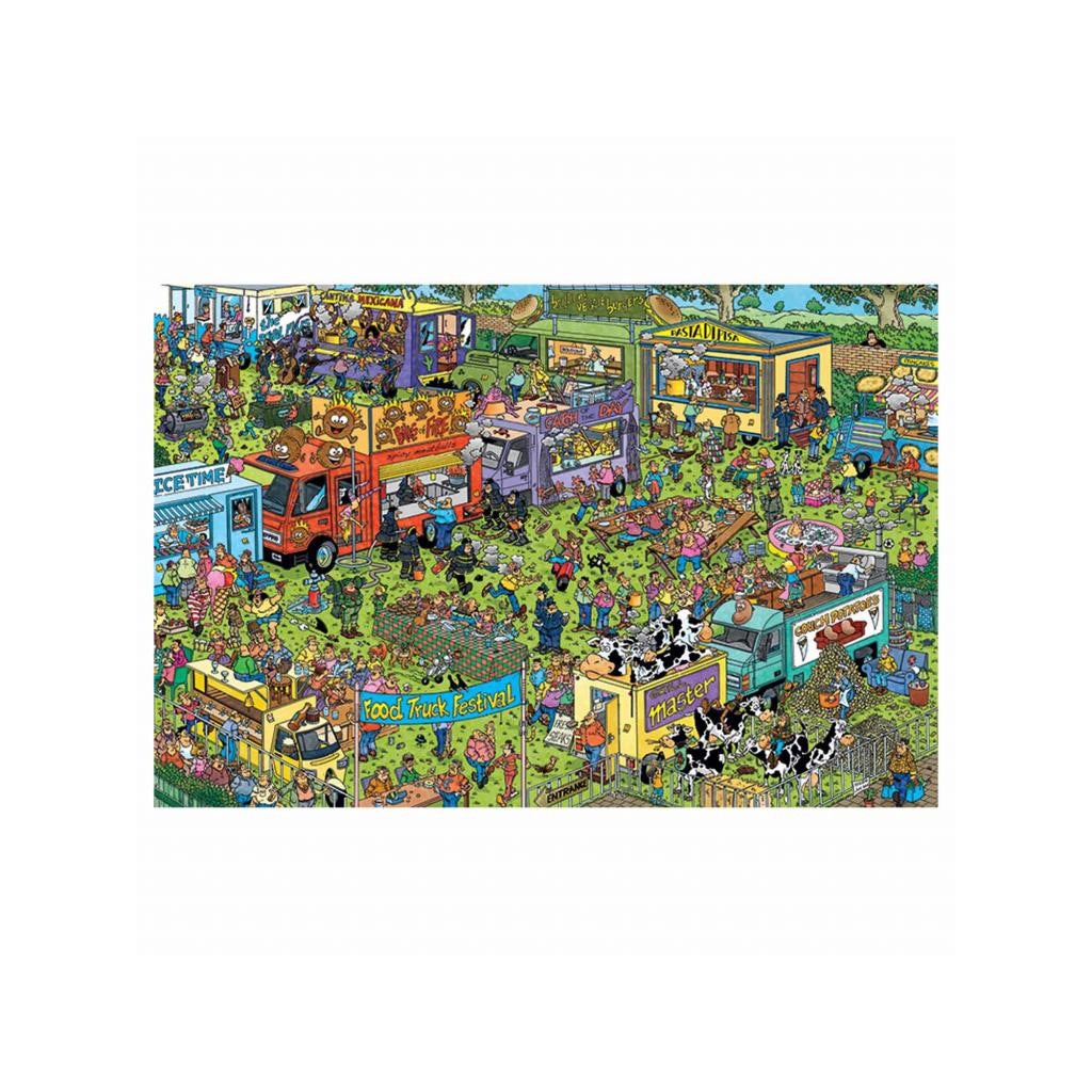 Jumbo 6200421 Jan van Haasteren Puzzle - Food Truck Festivals 