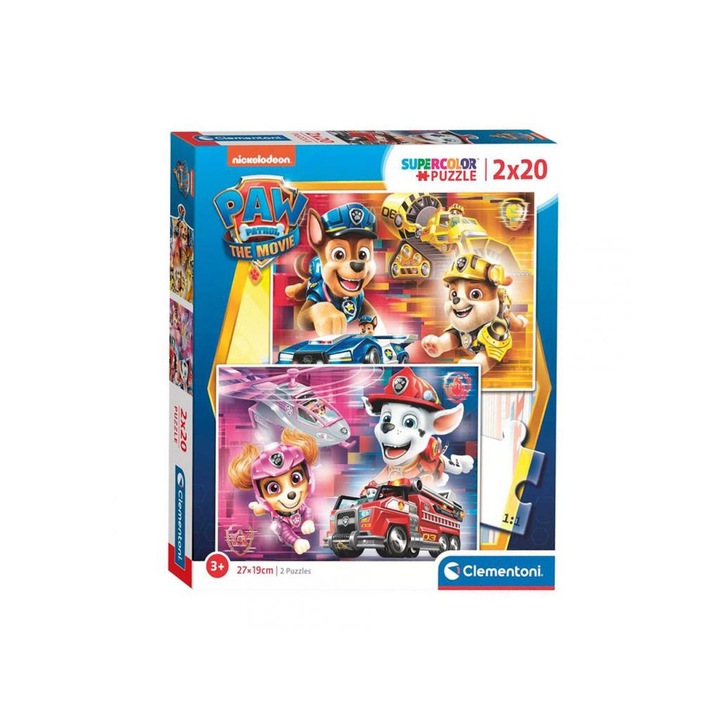 Clementoni 5247868 Clementoni Puzzle Mancsőrjárat a film - 2x20 darabos