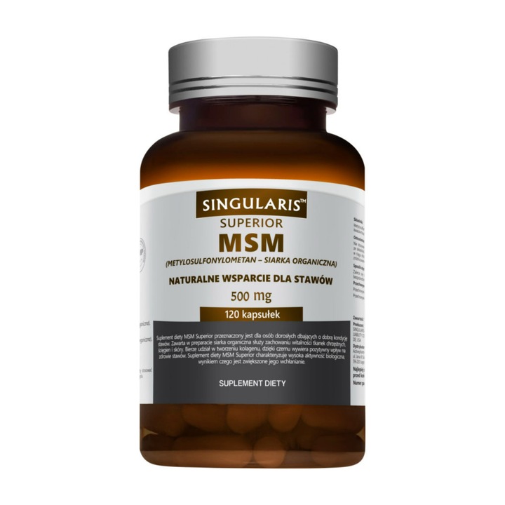 Supliment alimentar Superior, Singularis, MSM, 120 capsule