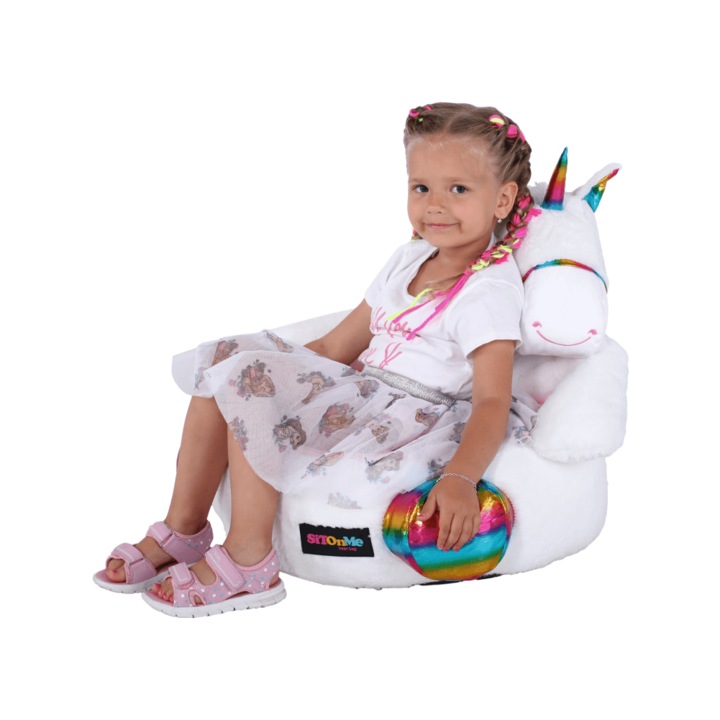 Fotoliu tip sac model Unicorn Bufel 50x50x45 cm