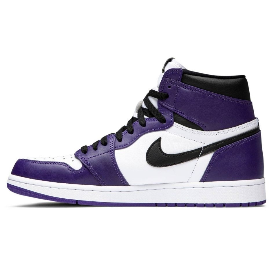 black court purple jordan 1