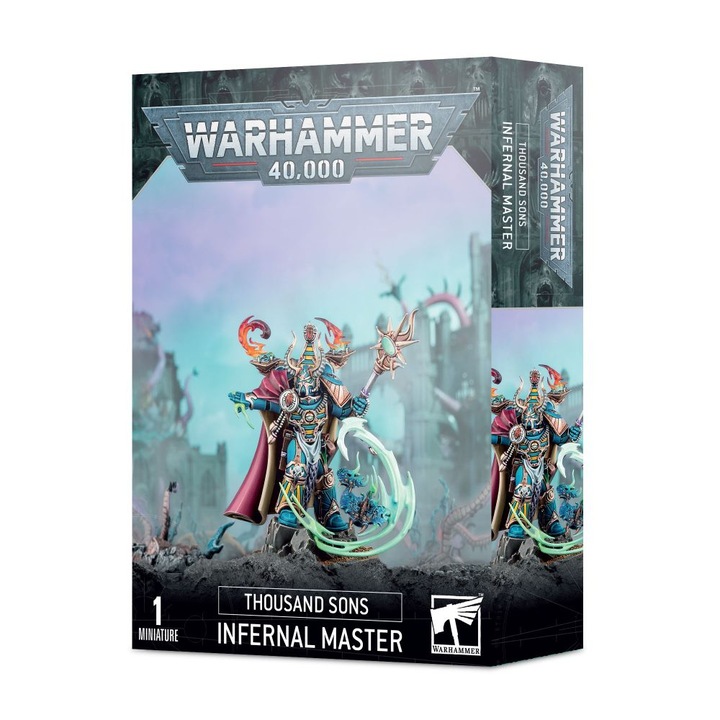 Figurina Warhammer 40k, Games Workshop, Thousand Sons Infernal Master, 1 Miniatura