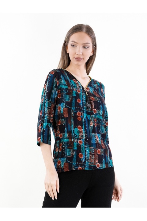 Bluza Dama Emelia Seven Verde, 4XL