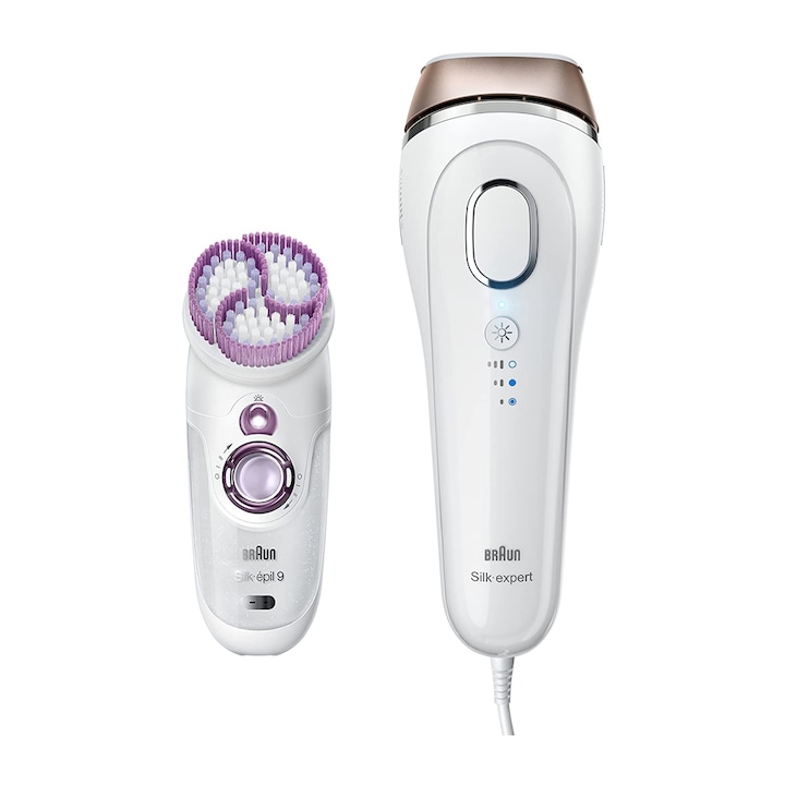 Epilator, Braun, Silk-Expert IPL BD 5009, Alb
