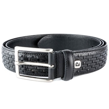 Curea barbati din piele naturala Pierre Cardin GCB235, Negru Curea barbati din piele naturala Pierre Cardin GCB235, Negru