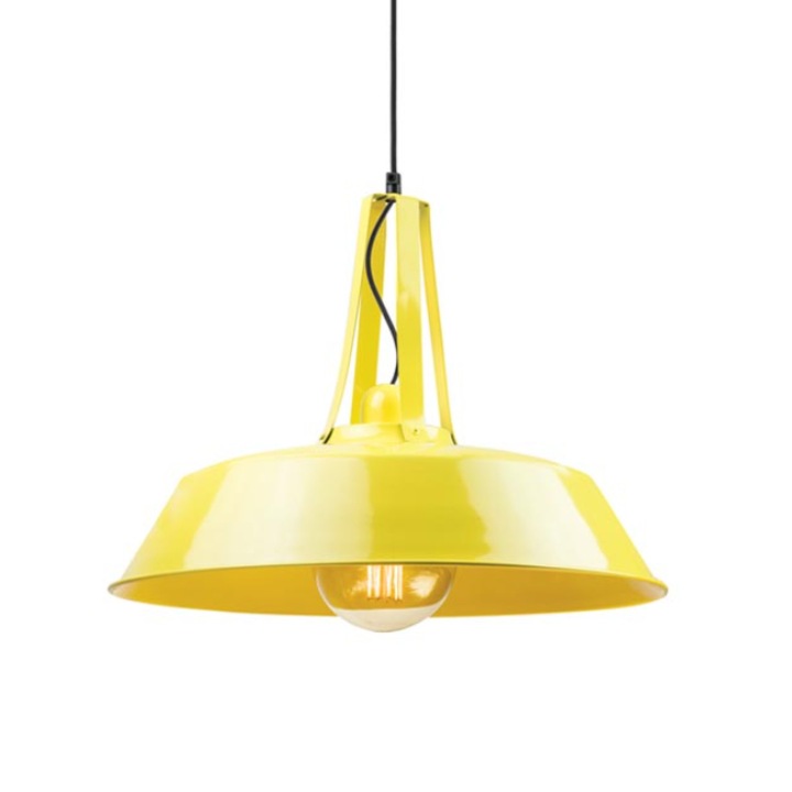 Pendul ZAMBELIS LIGHTS, E27, Metal, Galben