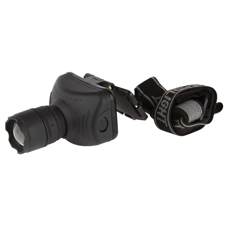 Fényszóró 1 LED-es, 3 W, 100 lm, ABS, Fekete