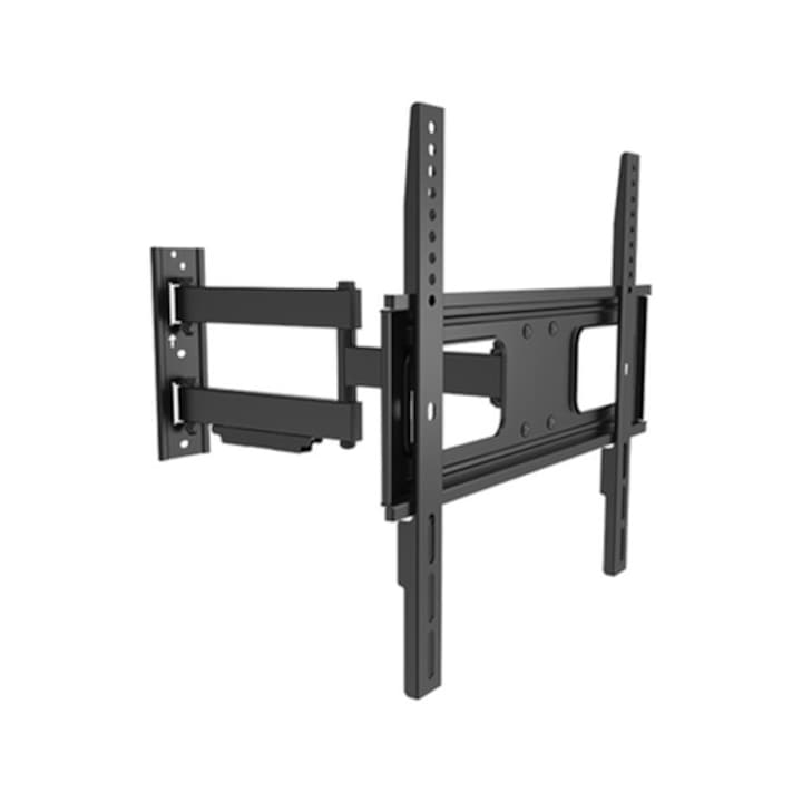 Стенна стойка за TV Sunne 23-42-EAX2 VESA400x400, Накланяща се, Въртяща се, 32-55", Черен
