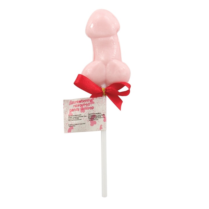 Spencer & Fleetwood Lollipop, Zamatos Willie Lollipop, édes, vicces formában, eper ízű, 59 gramm