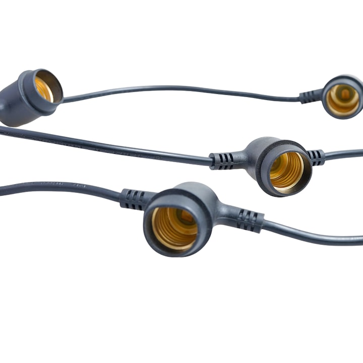 Кабел с фасунги Lightex, 15xE27, 5m, IP44