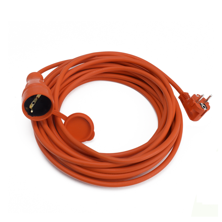 Cordon F+P cu impamantare, 15 m, 3x1.5 mm Cupru, IP44, 2000W, Capac de protectie, Emfanorm