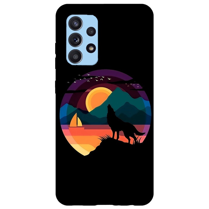 Husa compatibila cu Samsung Galaxy A22 5G model Vivid Nature, Silicon, TPU, Viceversa