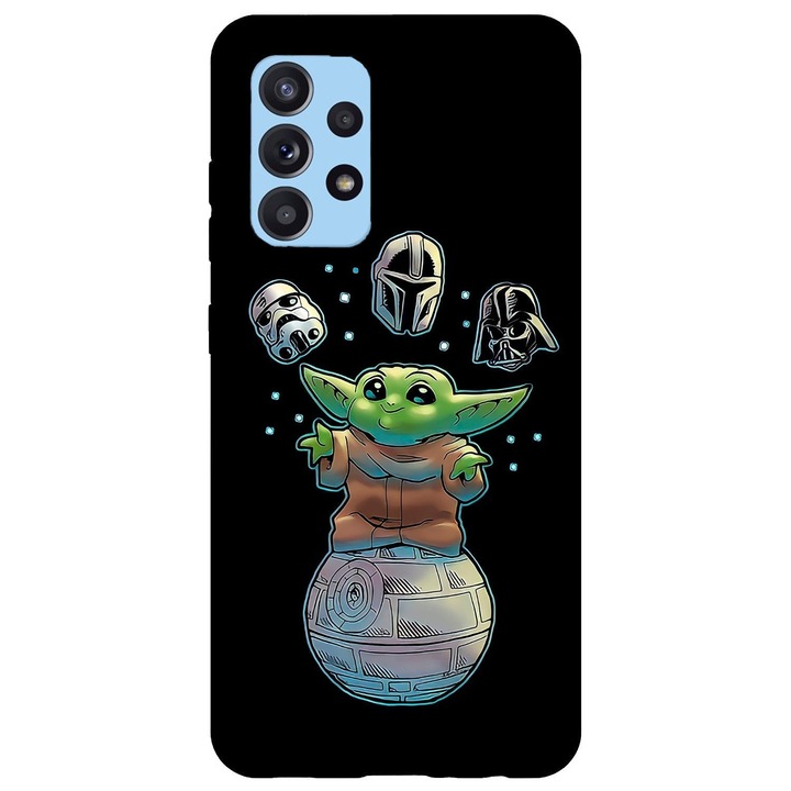 Samsung Galaxy A22 5G Baby Yoda modellel kompatibilis tok, szilikon, TPU, Viceversa