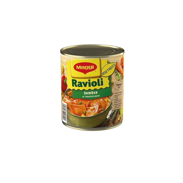 Ravioli, de legume, in sos de rosii, Maggi, 800 g