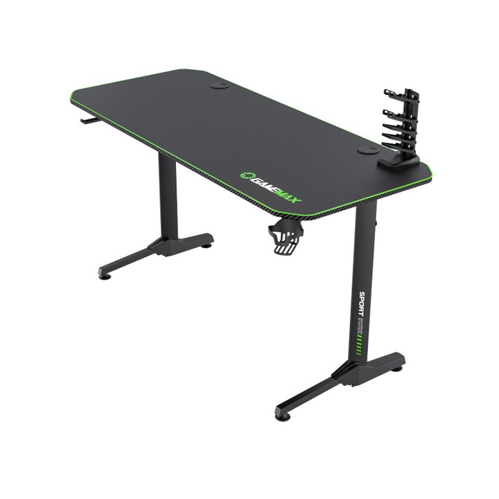 Birou Gaming Gamemax D140 Carbon, 140/60 cm — imaginea 2